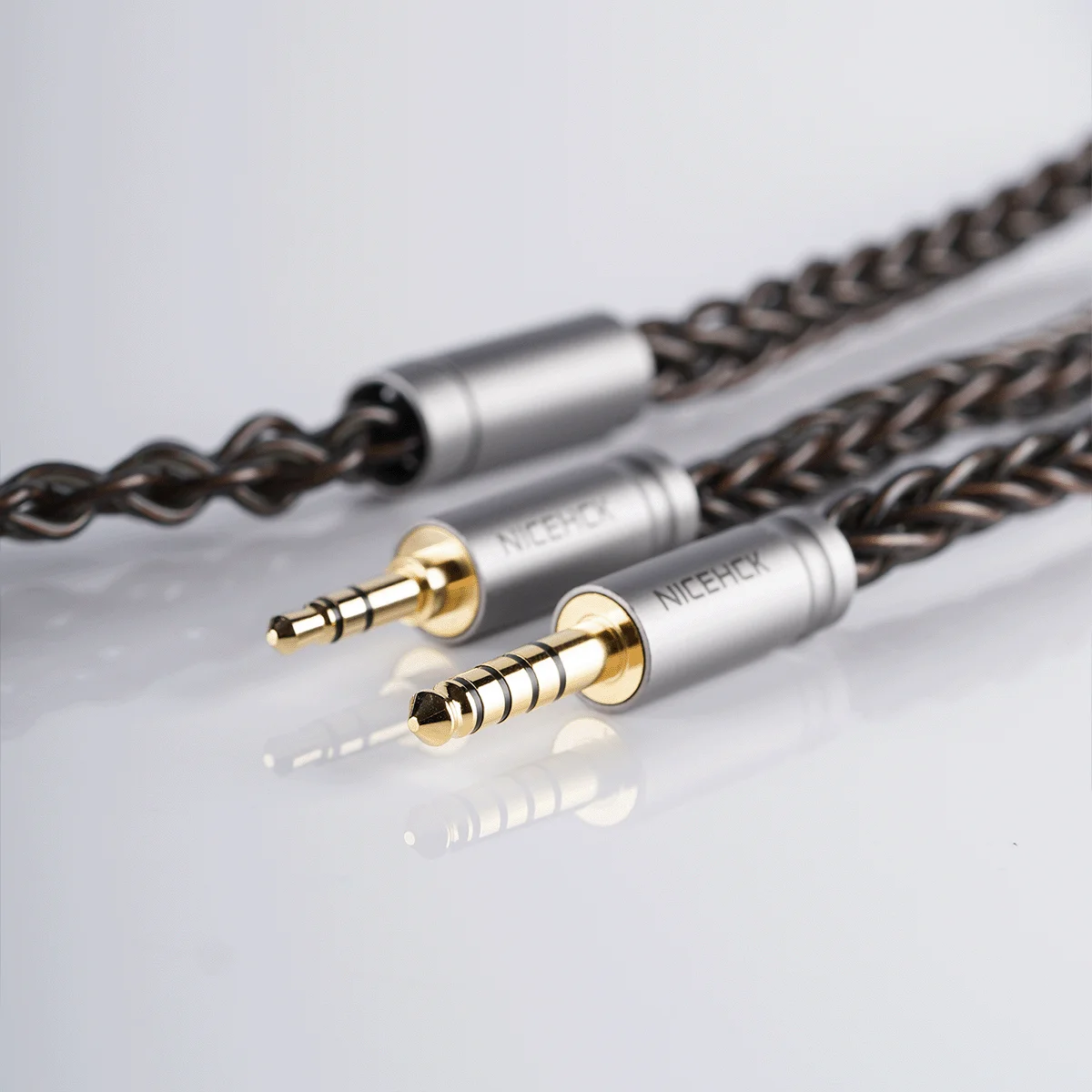 NICEHCK MoonDusk HiFi Earphone Upgrade Cable Three High-End Conductors Mixed Replace Wire 2Pin/QDC for Rockies NX8 Vader Pro IEM - Image 4