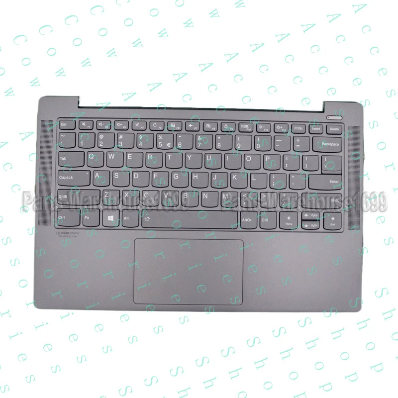 PP+ New for Lenovo Ideapad Yoga S740-14IIL Backligt Keyboard Palmrest US 5CB0U44082