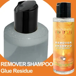 Champú removedor de pegamento para peluca de encaje, espuma de acción rápida, champú removedor de pegamento delicado para limpieza Frontal, antiresiduos, 100ml