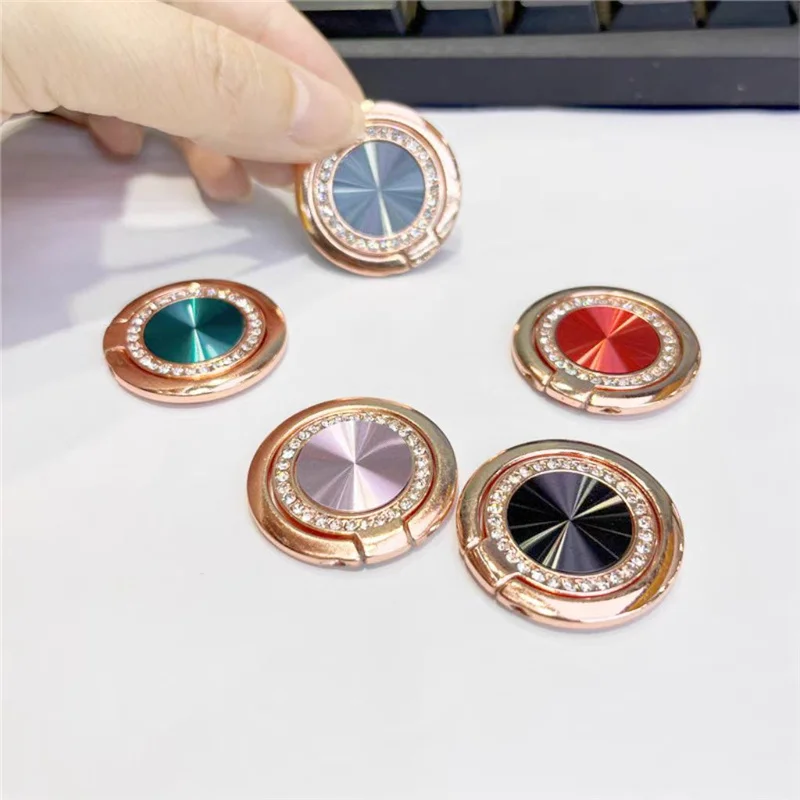 CD Venen Handy Desktop Ständer Metall Finger Ring Schnalle Galvani Telefon Unterstützung Faul Tragbare Finger Branket Ring