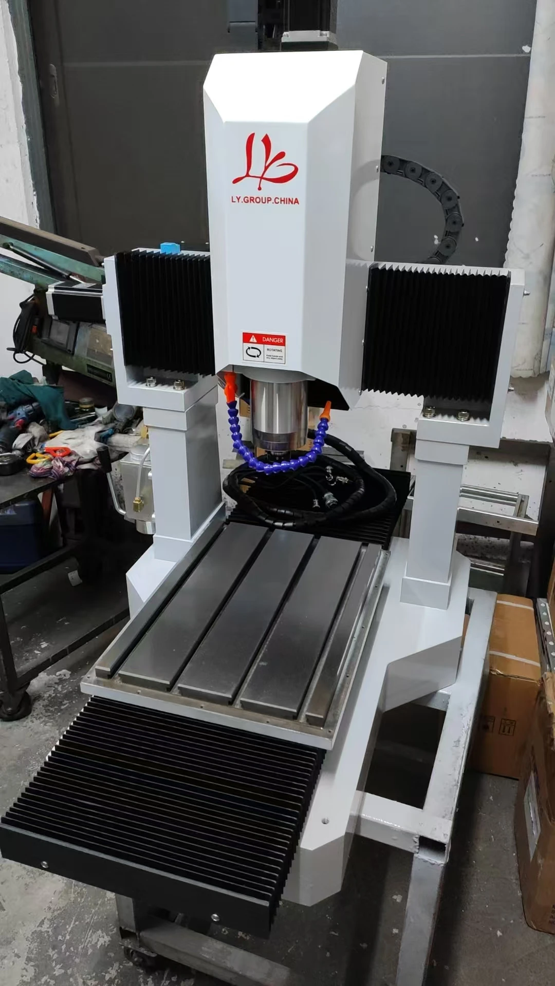 LYCNC 3500W Full Cast Iron Metal Engraving Machine 3040 Wood Router Steel Aluminum Cutting Drilling Engraver for Metal Workshops