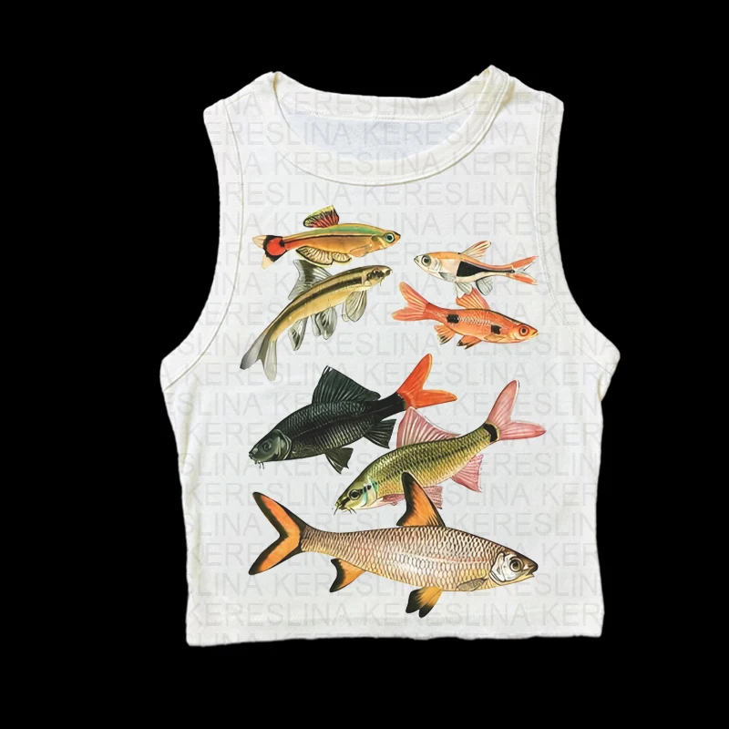 صيف جديد Y2k نمط الملابس النسائية فاسق جماليات القوطية الفتيات تي شيرت ريترو ريترو مثير الساخن مكشوف السرة سترة علوية #4