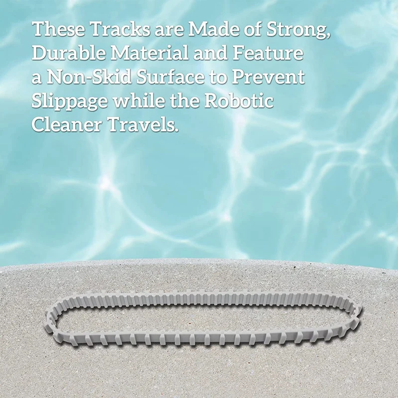 2 Pack Rubber Pool Cleaner Tire Track Replacement Parts 9985006-R2 For Dolphin Deluxe 4 5 Pool Cleaner