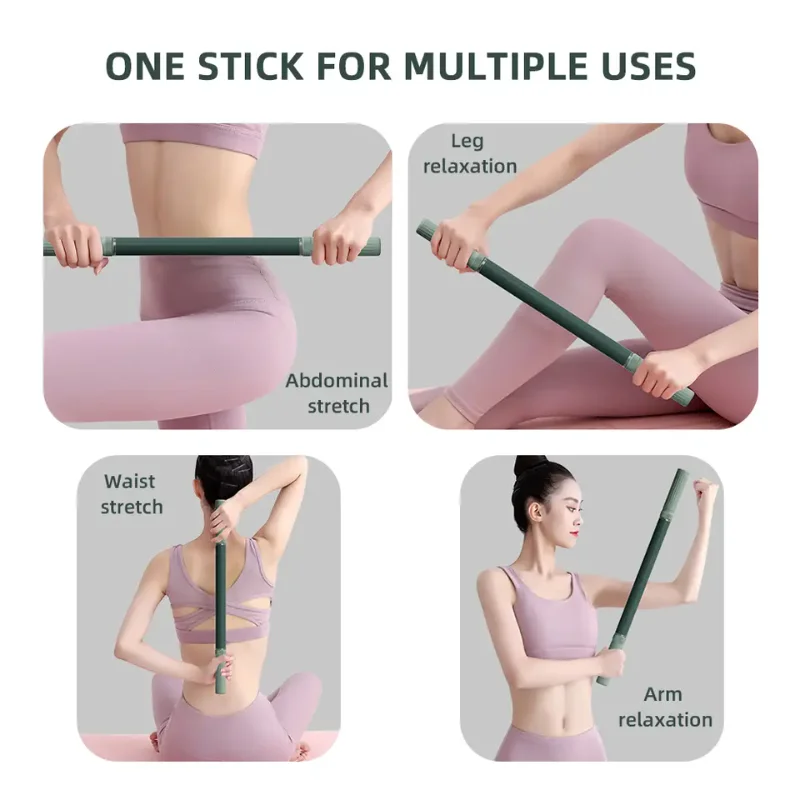 요가 근막 스틱 Yoga Fascia Stick 57cm Extended Muscle Relaxation Massage Roller Yoga Massage Stick for Leg Stretching and Release 1PCS