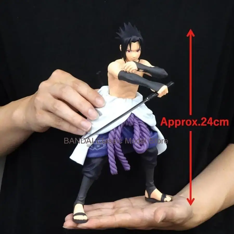 Banpresto Naruto 72 Series Uchiha Sasuke Grandista PVC Actionfigur 220mm Anime Sammlerstück Modell Spielzeug für Fans