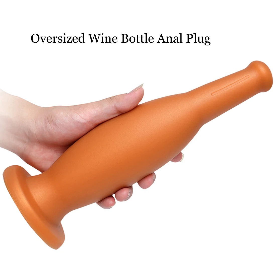 Oversized Liquid Silicone Anal Plug Dildos Simulation Wine Bottle Anal Dilator Soft Butt Plug Stimulate Anus and Vagina Sex Toys