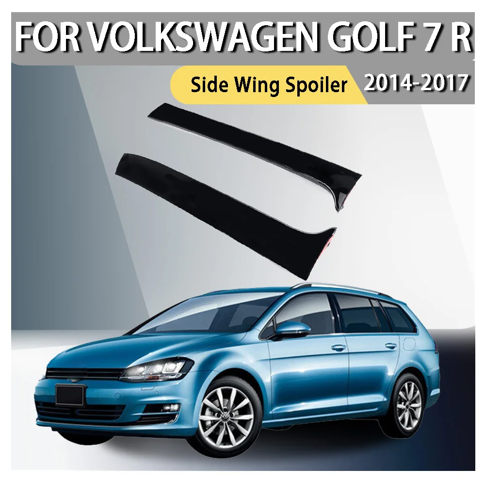 

ABS пластик, украшение автомобиля, спойлер на боковое крыло для Volkswagen Golf 7R 2014 2015 2016 2017, обновление автомобиля, аксессуары для автомобилей