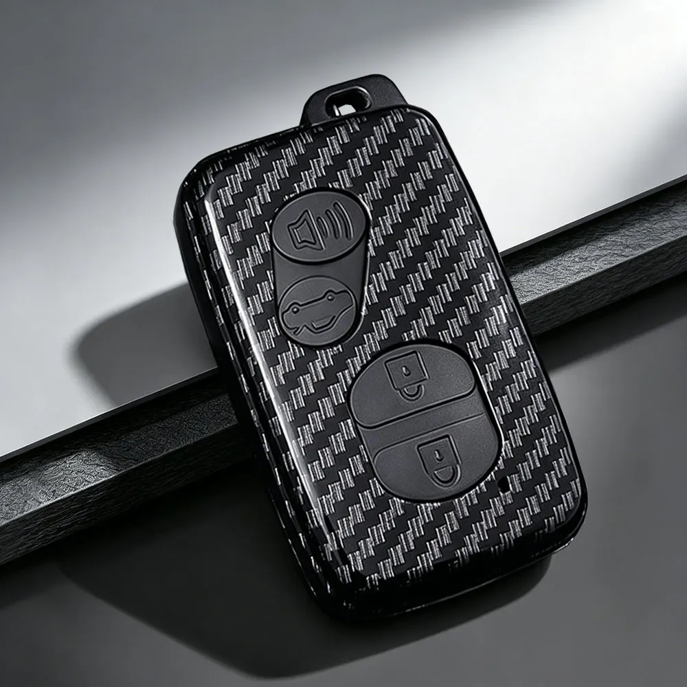 For Toyota Camry Crown Majesta Highlander Land Cruiser Prado Kluger Mark X Subaru Foreste XV ABS Car Key Case Cover Protector