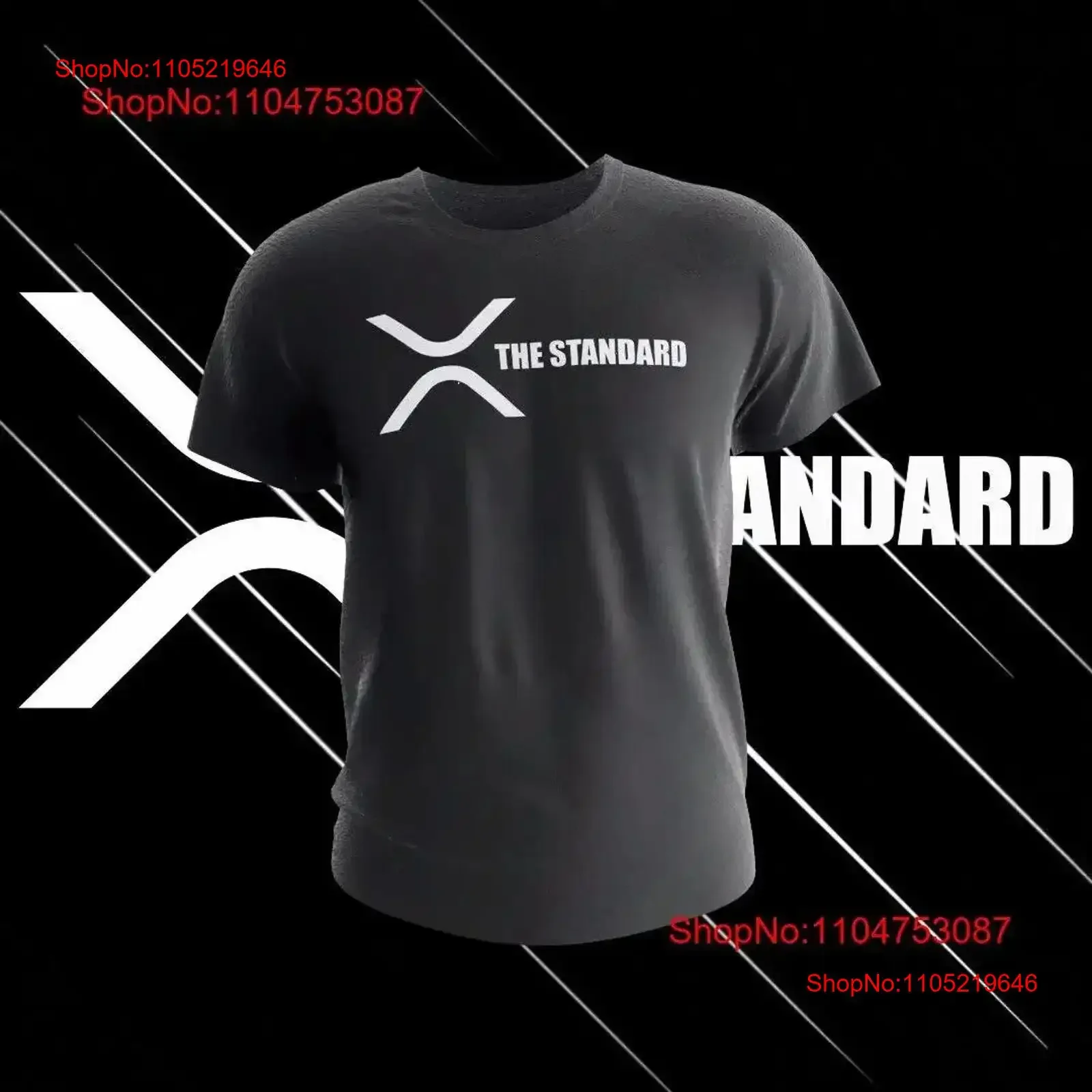 XRP Ripple The Standard Crypto Currency Funny T Shirt vintage Washed Casual designer clothes Breathable streetwear Comfortable