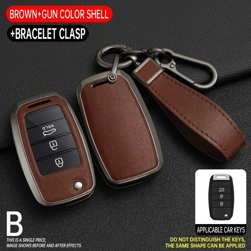 

Zinc Alloy Car Key Case Cover Shell Fob For KIA RIO 3 K2 K3 K4 K5 Sportege Picanto Optima Soul Ceed Sorento Forte Stinger Cerato