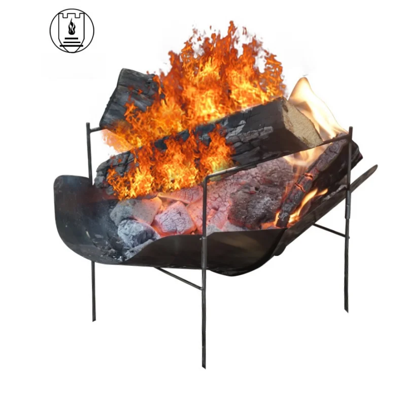 Camping Bonfire Stove Outdoor Burning Station Portable Folding Barbecue Grill with Storage Case Campfire Fire Pit New