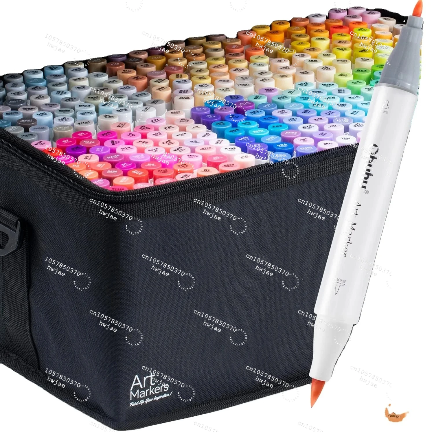 Ohuhu Refill 320 Color Alcohol Marker Nib - Double Tip Alcohol Based Art Sketch Marker Set