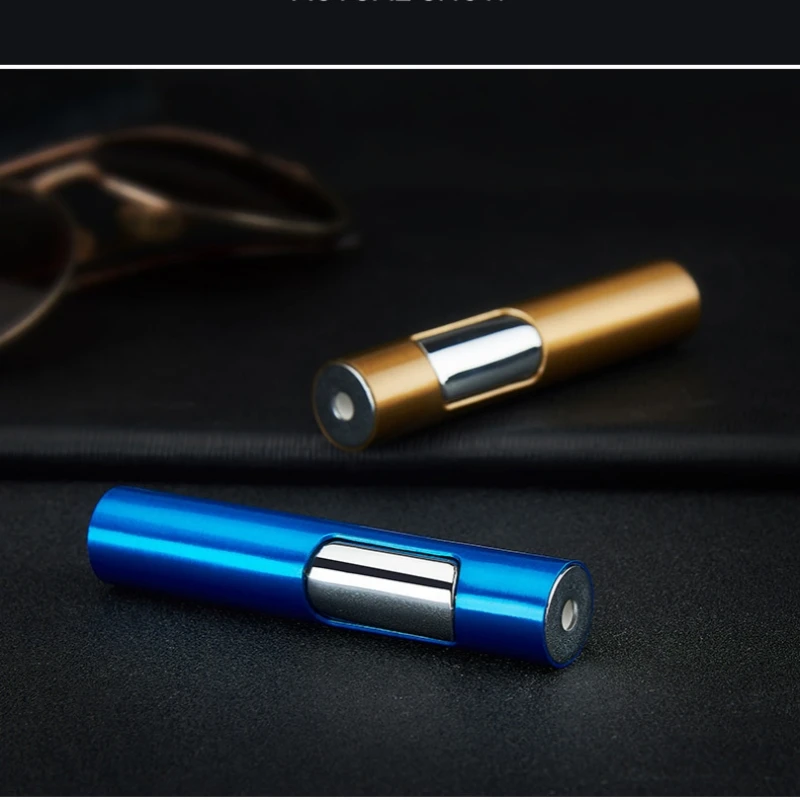 جديد الشعلة مضيئة أخف جت السجائر السيجار اكسسوارات القلم البخاخة البيوتان عبوة معدنية يندبروف أخف أداة هدية للرجال