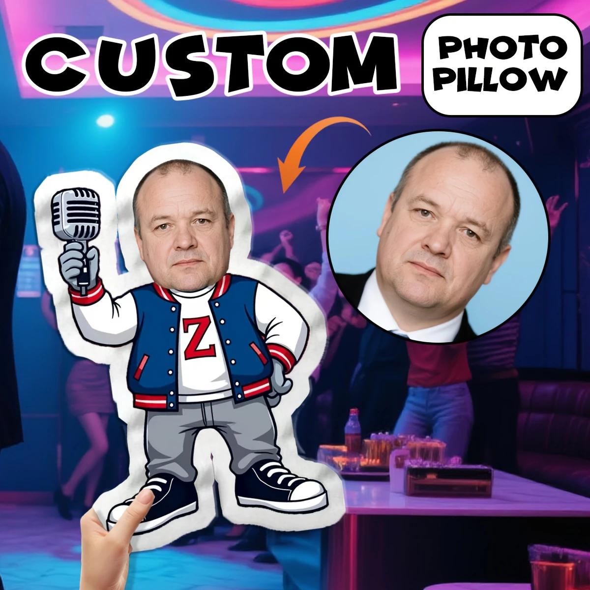 Personalized Maba-Shaped Cushion, Easy to Clean by Hand, Perfect for Hugging During Sleep at Night, Great for Occasions Like Fat