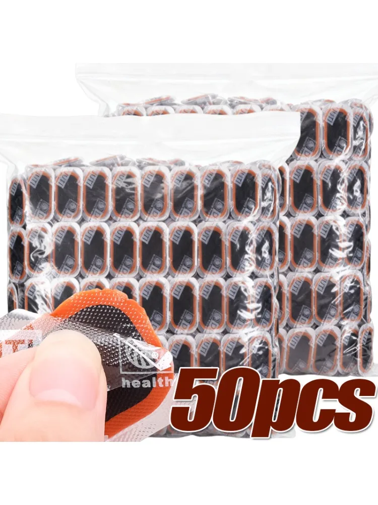 Kit de réparation de Tube de pneu de vélo, Patch de Cycle sans colle, accessoires de réparation de crevaison de chambre à air de vélo, patchs de crevaison en caoutchouc