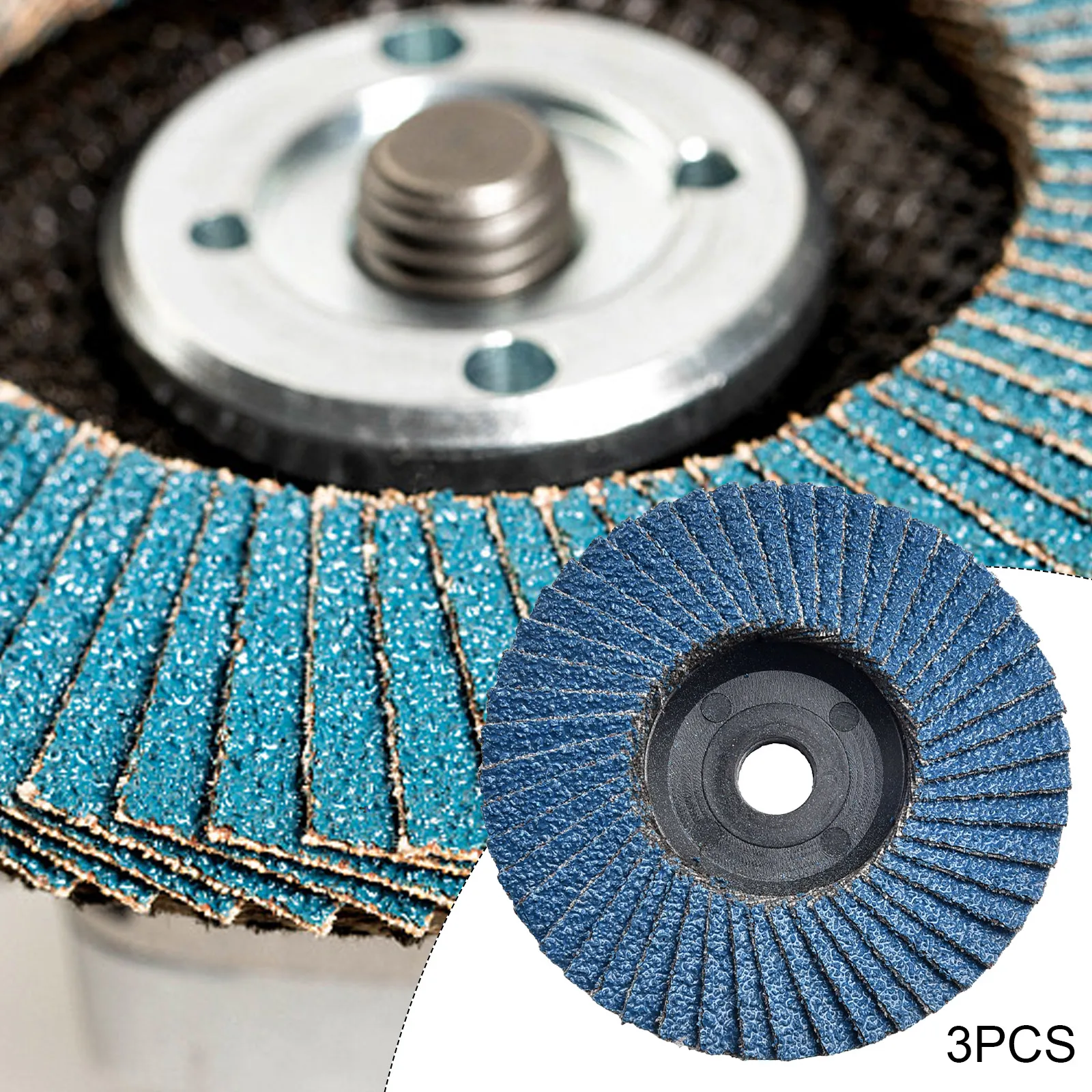 3pcs 3 Inch Flat Flap Discs 75mm Grinding Wheels Wood Cutting For Angle Grinder Electric Sharpener Diamond Grinding Wheel