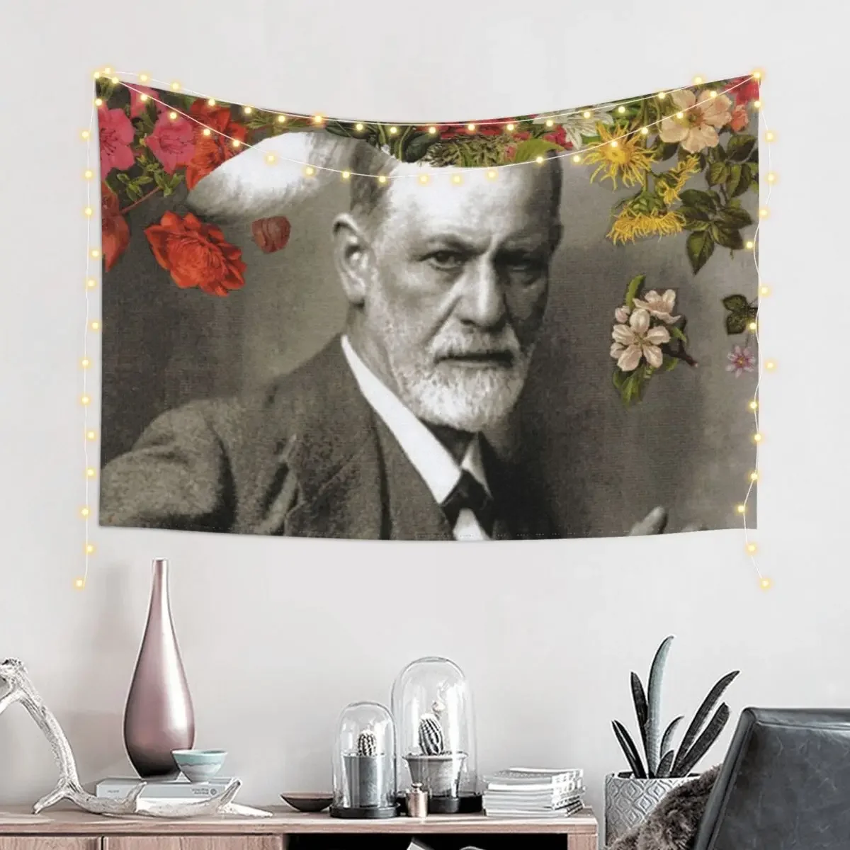 Freud Tapestry Cute Room Things Aesthetic Decoration Tapestry