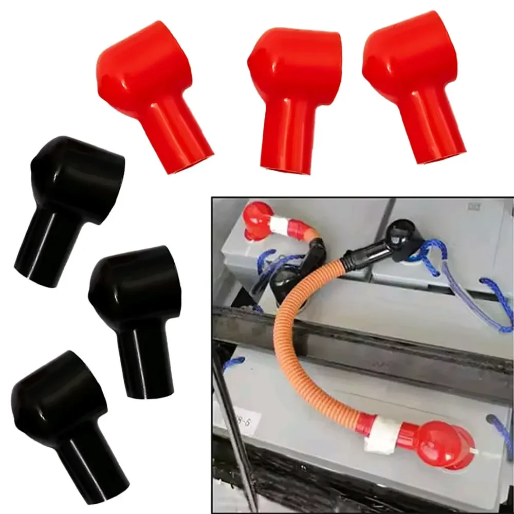 

20pcs Car Battery Terminal Covers Positive Terminal Cover Battery Insulating Protective Lug Cap Insulate Rubber Caps Protection