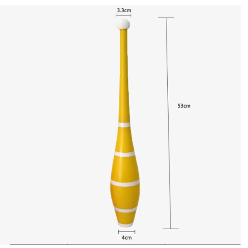ジャグリングクラブピンスティック初心者にプロ4サイドステージマジック屋外ゲーム子供のおもちゃ3ピース/セット