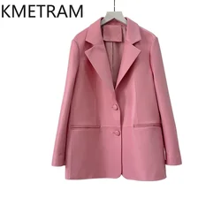 100% First Layer Sheepskin Genuine Leather Jacket Women New in Outerwears Fashion Suit Jackets 2024 Autumn Clothes дубленка
