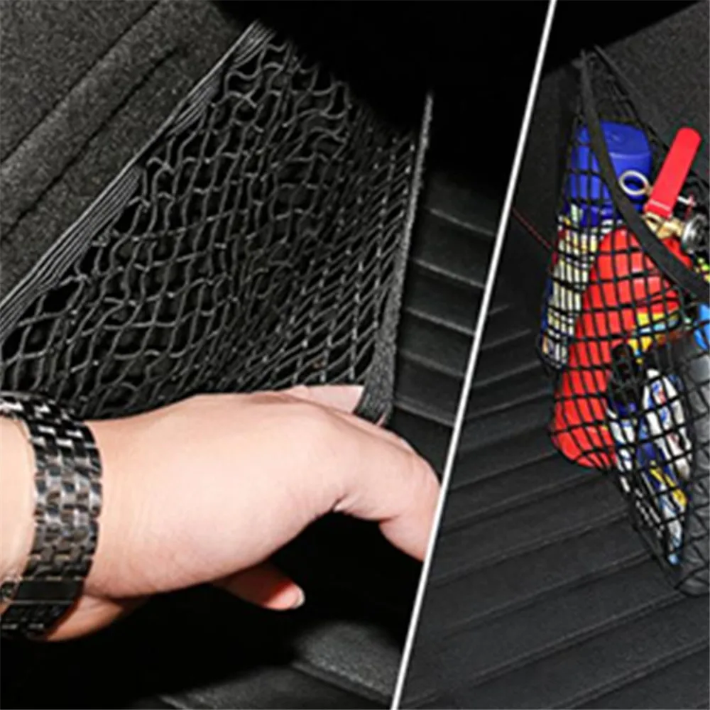 Car Trunk Box Storage Bag Net Sticker for Nissan Accessories Qashqai J11 Juke X-Trail T32 Tiida Note Almera Primera Pathfinder view 5