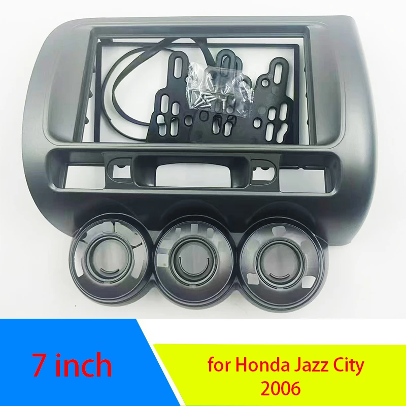 

Radio Fascia for Honda Jazz City 2006 2 Din Dvd Stereo Cd Panel Mount Installation Trim Kit Frame Bezel