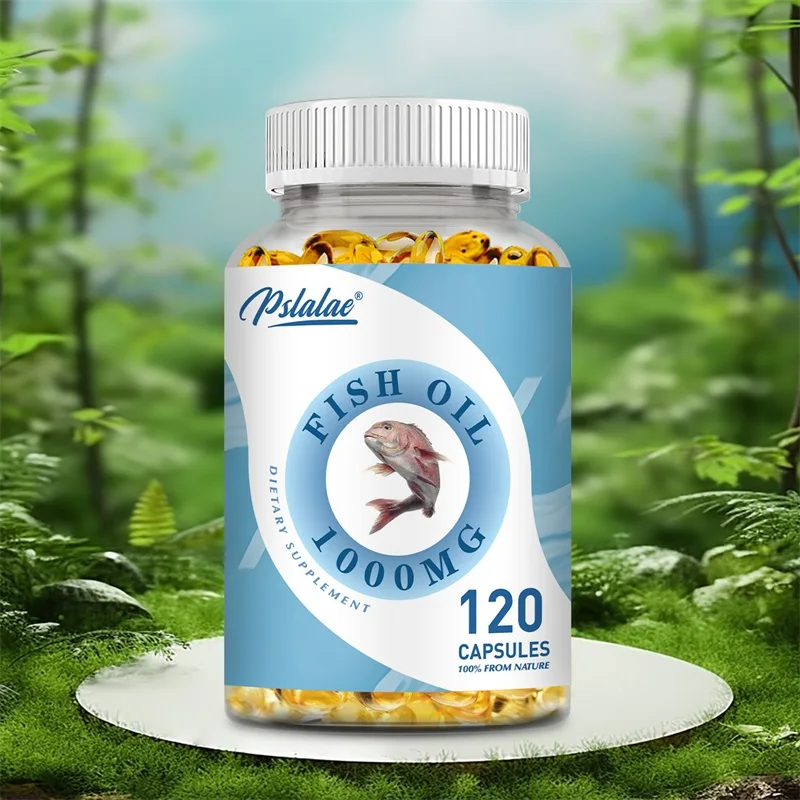 

Fish Oil Capsules - Rich in EPA/DHA - Supports Skin, Eye, Heart, Brain & Memory Health, Boost Immune System