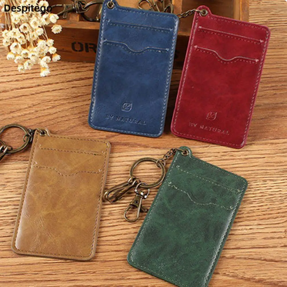 

Korean Style PU Leather Access Control Card Thin Double Sided Credit ID Card