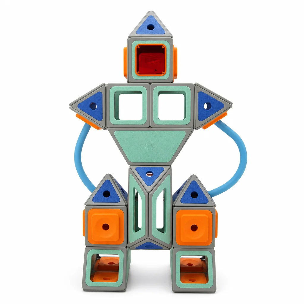 Giant Magnetic Building Blocks Set Kindergarten Preschool Educational STEM Construction Toy For Kids