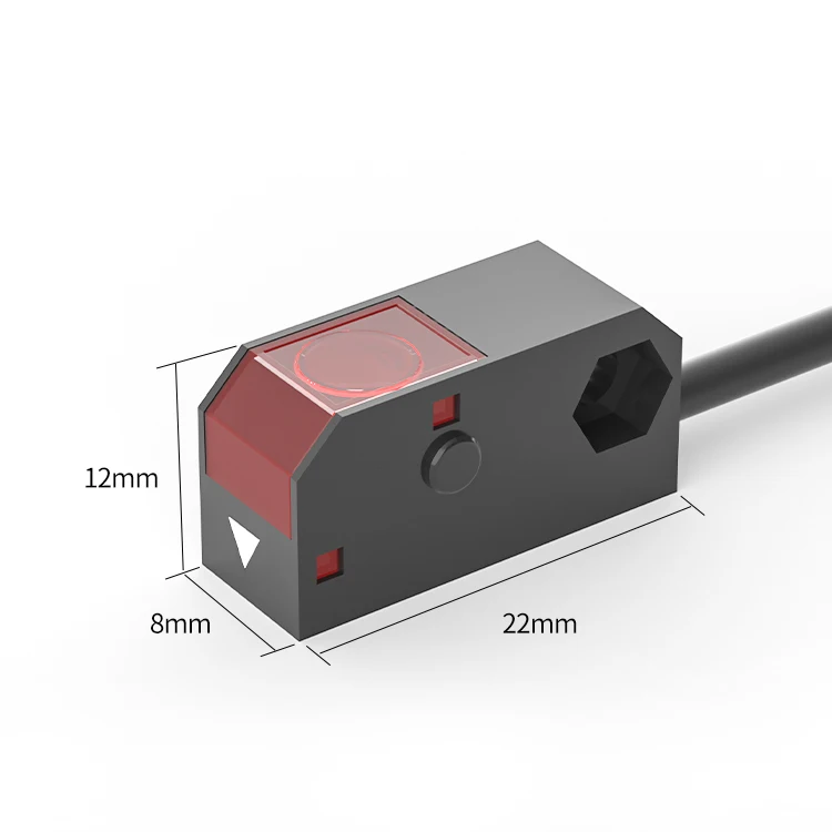 FUWEI FGN08-150NT/PT Through Beam Photoelectric Sensor Accurate Detection Small Square Photoelectric Switch