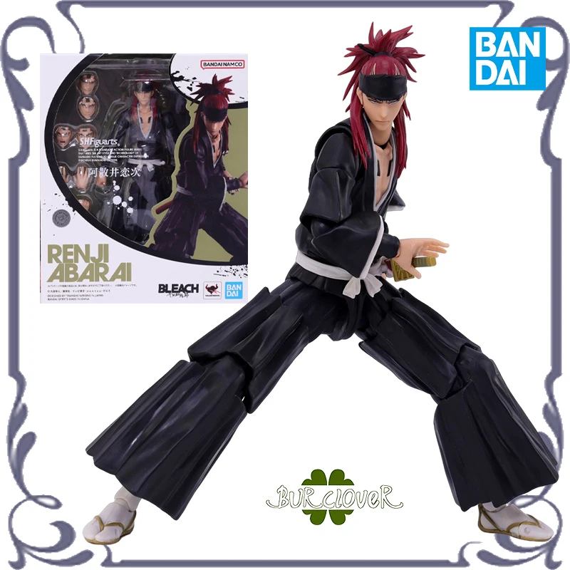 

BANDAI Original S.H.Figuarts BLEACH Series RENJI ABARAI Anime Action Figure Toys Collectible Model Ornaments Gifts In Stock