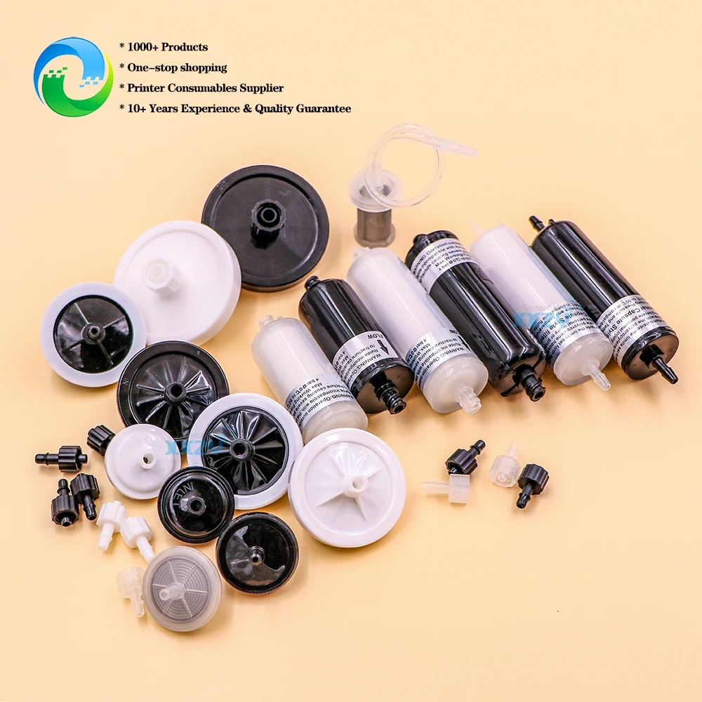 4 teile/los 10 Mikrometer Weiß Big Disc Filter für Flora Polaris Solvent Drucker Tinte Filter 10um