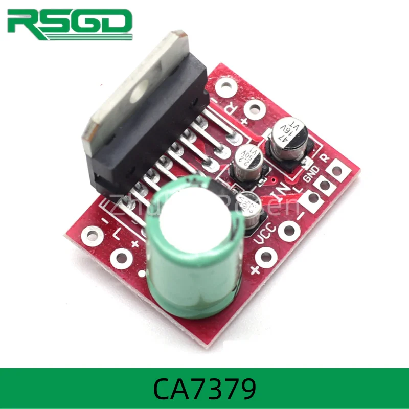 New CA7379 CA7379A TDA7379 Stereo Power Amplifier Module Double Channel DC 18V 76W Amplifiers Audio Board DIY Speaker Retrofit