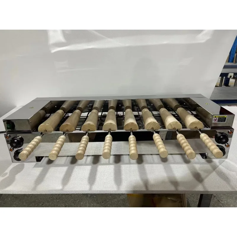 

8-Roller Chimney Cake Oven Ice Cream Chimney Cake Bread Baking Equipment Hungarian Kurtorskalax Machine
