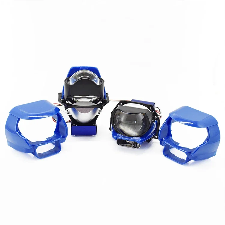 3.0 Inch 42W 2000l Lux Bi-Led Met Derde Licht Laer Led Lens Wit Licht Voor Hella Koito q5 Auto Koplamp Diy Retrofit
