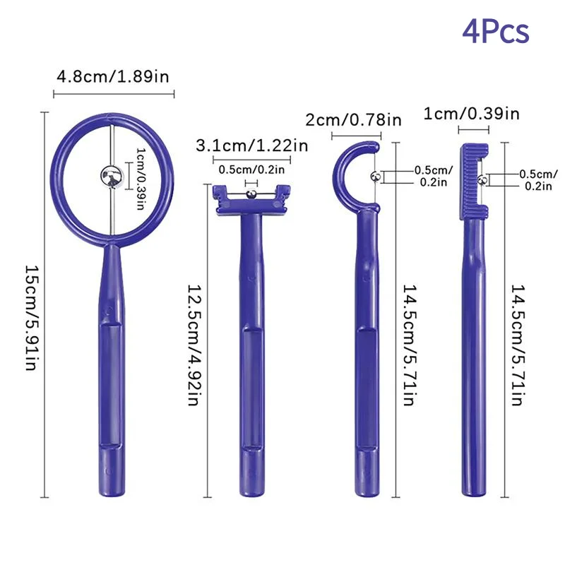 *Speech Therapy Tools 4 Pcs Tongue Tip Trainers for Childrens Oral Muscle Development Classroom Use