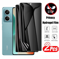 2Pcs Privacy Screen Protector For Redmi Note 14 13 12 11 Pro Plus 5G 12S 11S Anti-Spy Hydrogel Film For Redmi 14C 13C 12 10A 9C