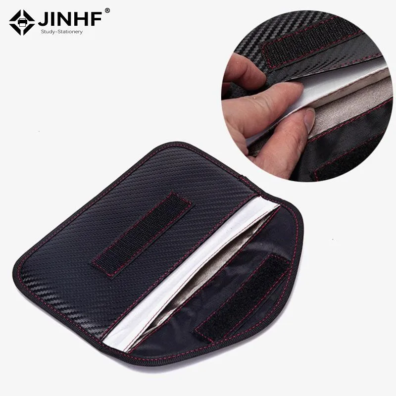 Mobile Phone RF Signal Blocker/Jammer Anti-Radiation Shield Case Bag For Keyless Car Keys Radiation Protection Cell Phone