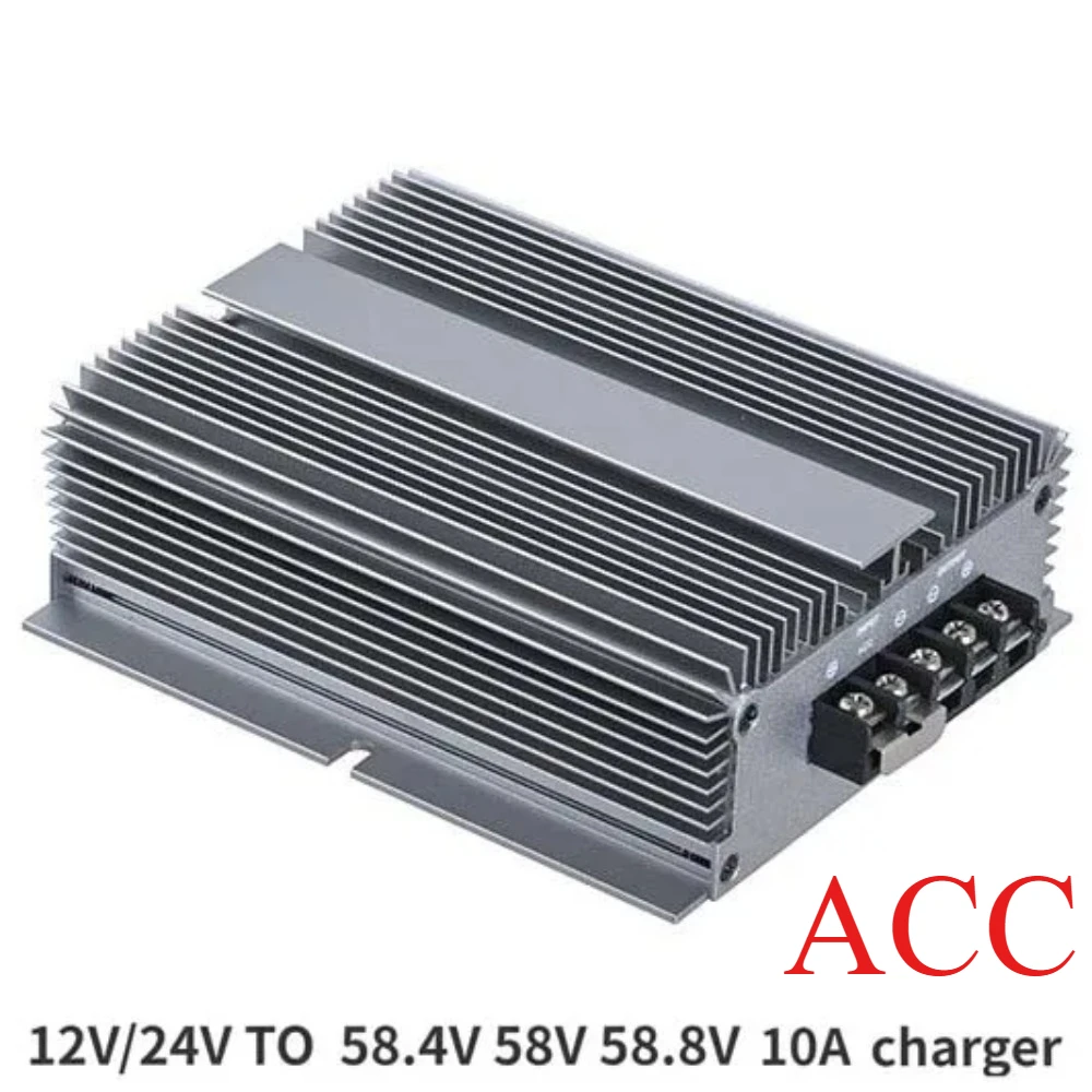 

12V/24V TO 58V 10A Charger DC DC Step up 48V lithium iron phosphate battery for Ship RV CE for lifepo4 li ion lipo battery