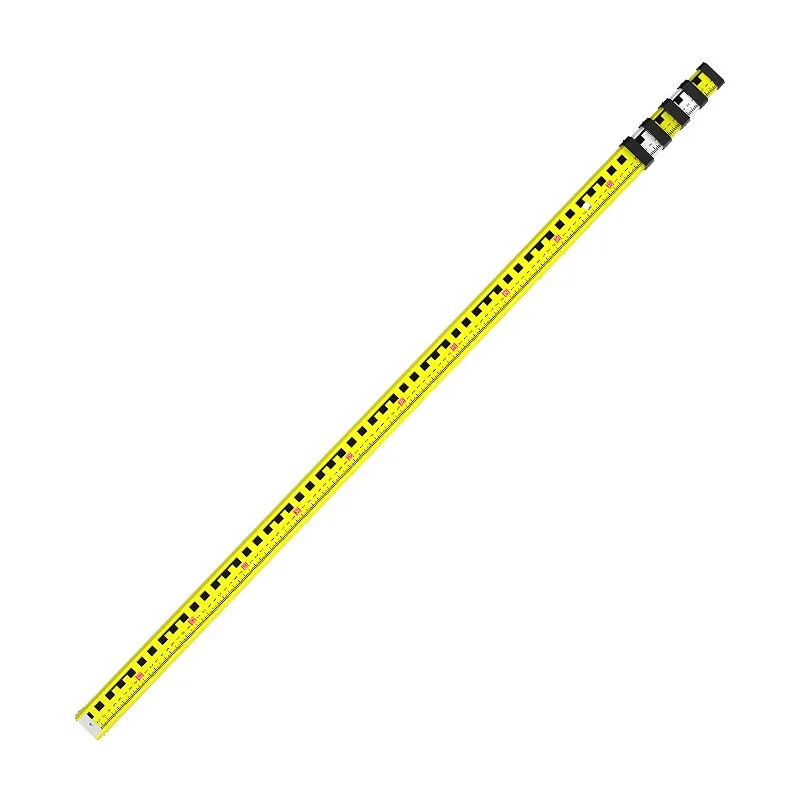 Thickened aluminum alloy tower ruler 5 meters telescopic ruler double scale elevation ruler 7m 3 meters engineering measuring t