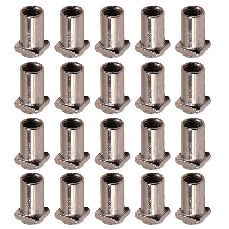 20Pcs Iron Drum Screw Nut Replacement Swivels Nut Floor Drum Spare Parts Drum Practical Musical Instrument Accessory 24BD