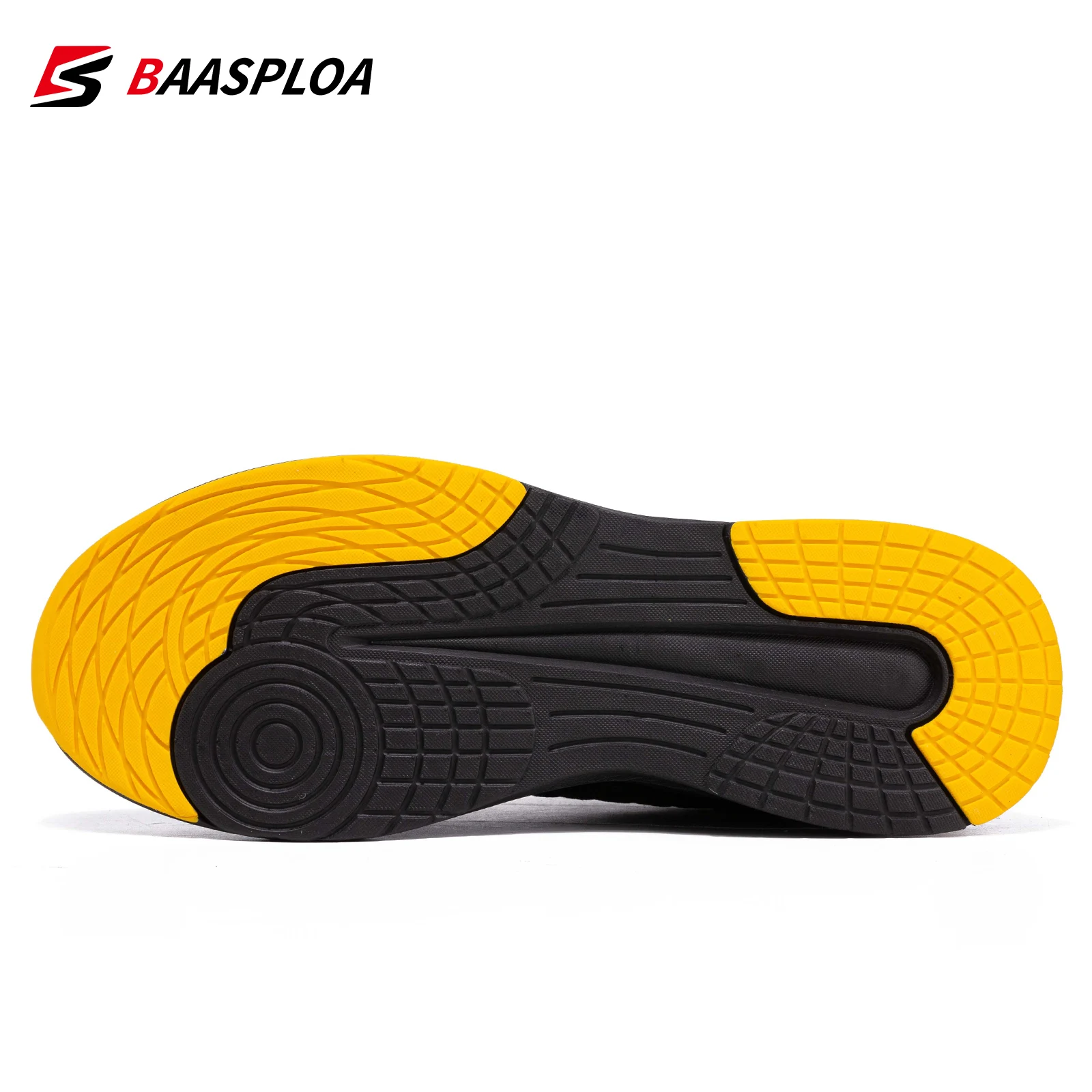 Baasploa, nuevos zapatos informales de punto para caminar para hombre, zapatillas transpirables de moda, zapatos de tenis masculinos originales con absorción de impacto ligera