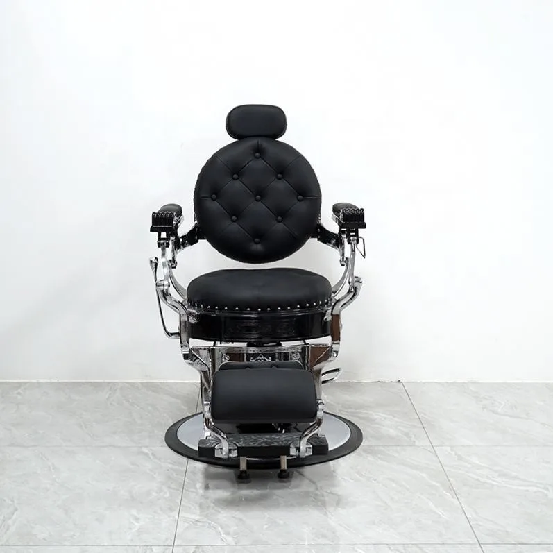 hot sale retro oil-headed chair barbershop hair salon special can be put down perming and dyeing