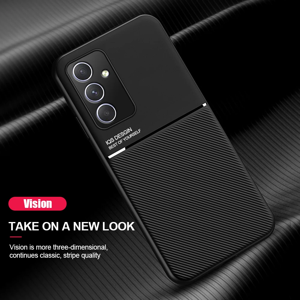 Non-Slip Case For Samsung Galaxy A57 A37 A17 A56 A36 A26 A16 A15 A25 A35 A55 A54 5G Cover Built-in Car Holder Magnetic Fundas