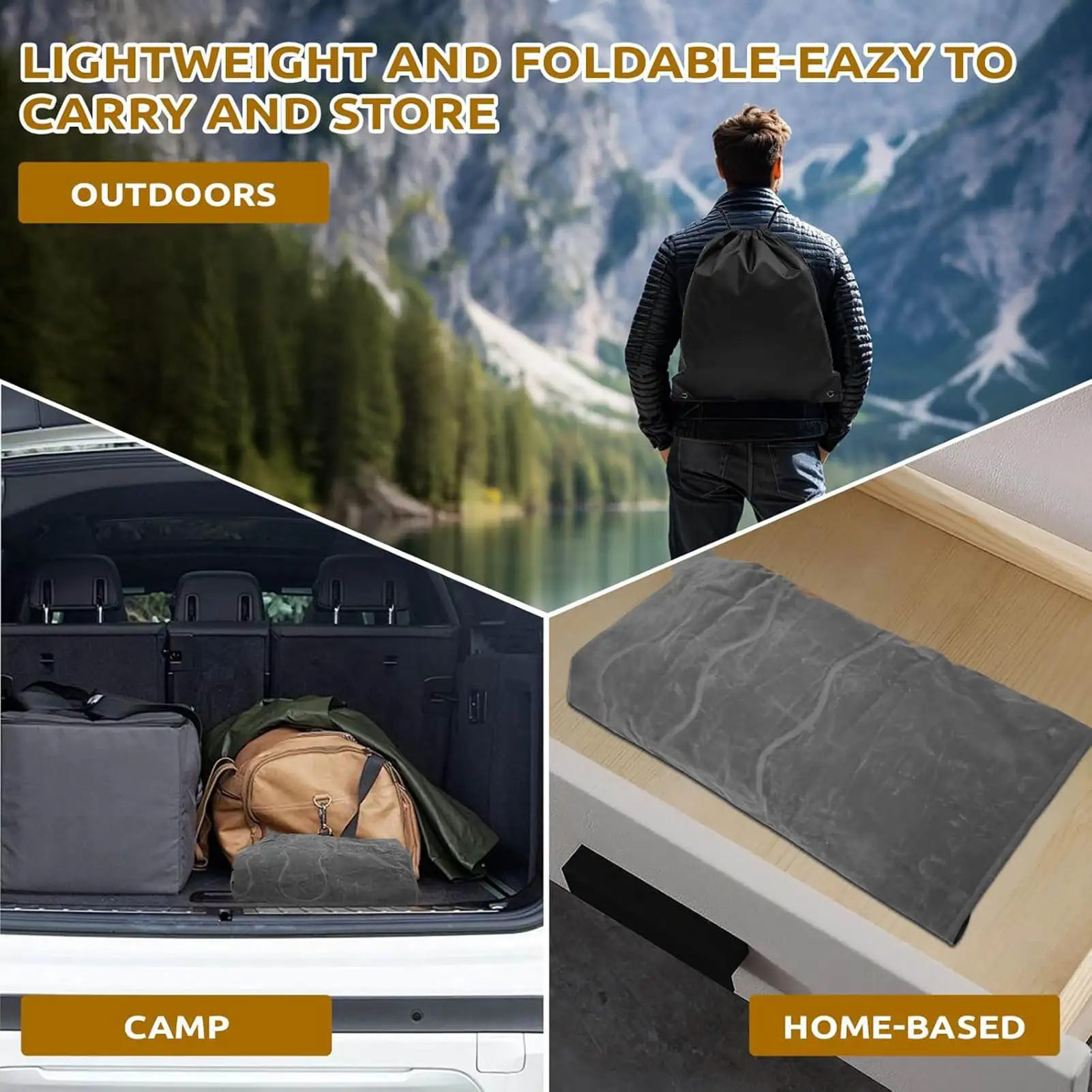 أريكة قابلة للنفخ كرسي استرخاء قابل للنفخ مع مسند ظهر قابل للتعديل يتدفقون PVC المحمولة تفجير أريكة للسفر على الشاطئ #3