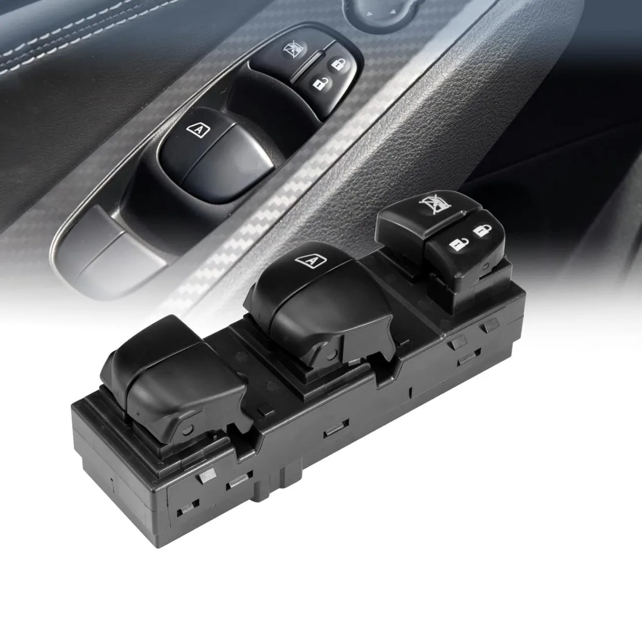 

Electric Power Window Master Switch 25401-3TA5A for Nissan Altima Sentra Rogue Pathfinder Master Power Window Control Switch