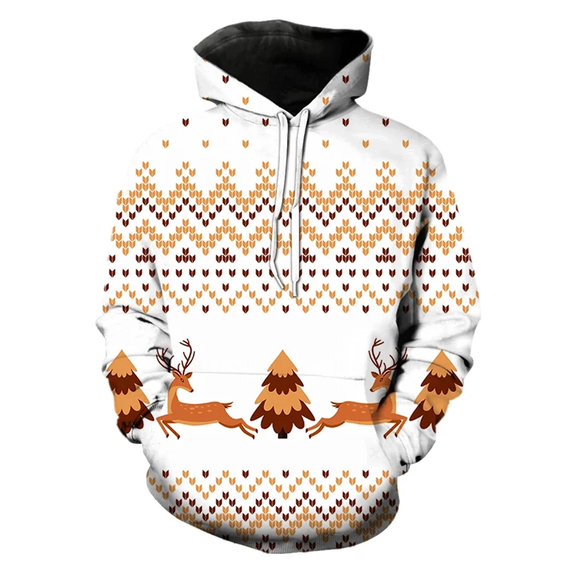 

Fashion Xmas Snowflake Car Graphic Sweatshirts Ornament Christmas Tree 3D Printed Hoodies For Men Funny Gifts Casual Pullovers