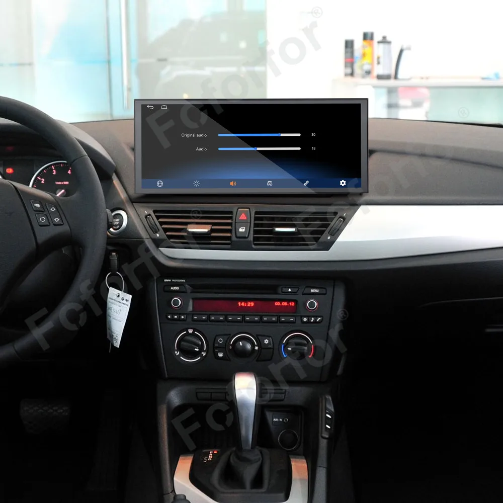 Мультимедийный экран 12.3 дюйма с Linux, CarPlay для BMW X1 2010-2015, автомобильные аксессуары, Android Auto, Apple CarPlay, головное устройство
