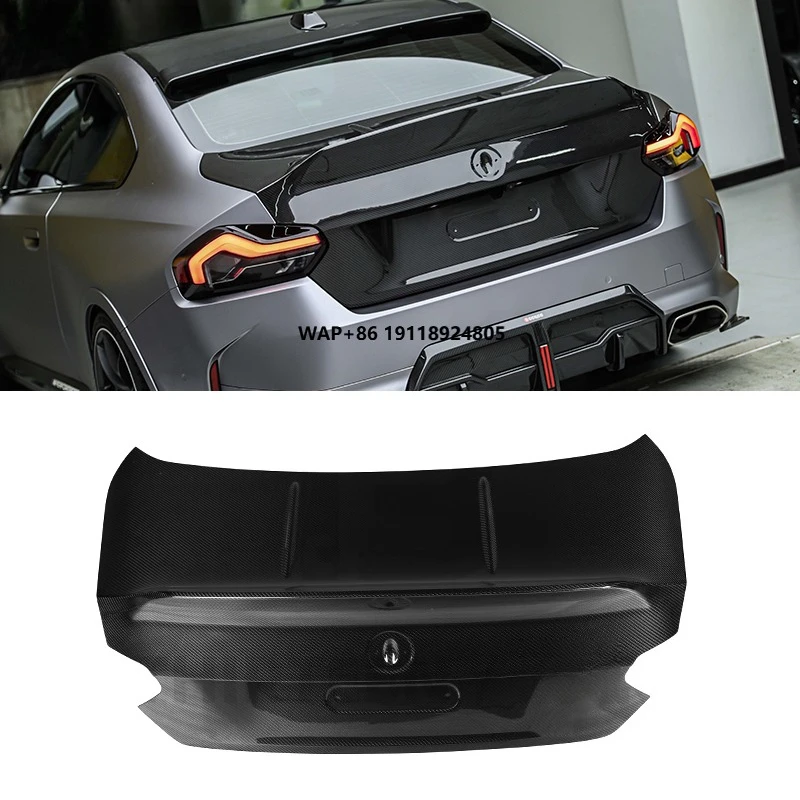 

Dry Carbon Fiber CSL Style Rear Trunk G42 Trunk Cover for 2 Series G42 Coupe Rear Trunk Cover High Quality 225 235 240m