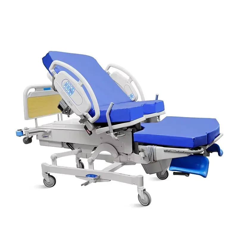 Hot Sale A98-9 Mobile Hospital Bed Intensive Care Gynecology Table for Maternity Room Multifunction Delivery Bed Made of